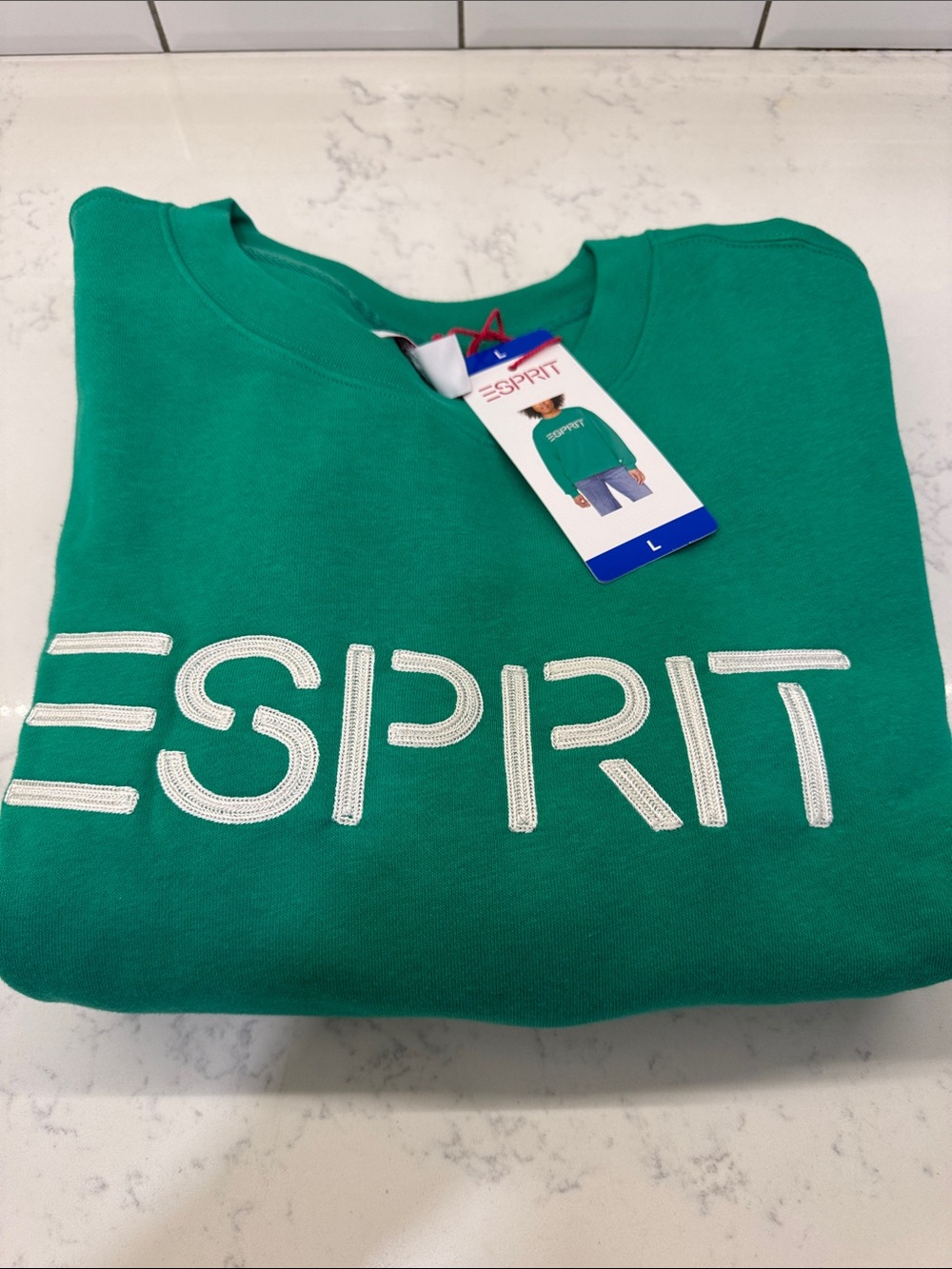 Esprit Green Logo Sweatshirt
